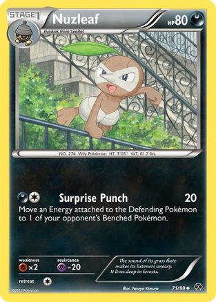 Nuzleaf (71) Reverse Holofoil - Next Destinies