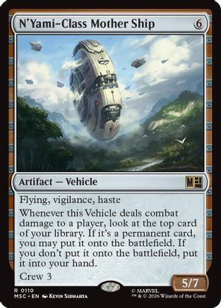 N'Yami-Class Mother Ship (110) Surge Foil - Commander: Marvel Super Heroes