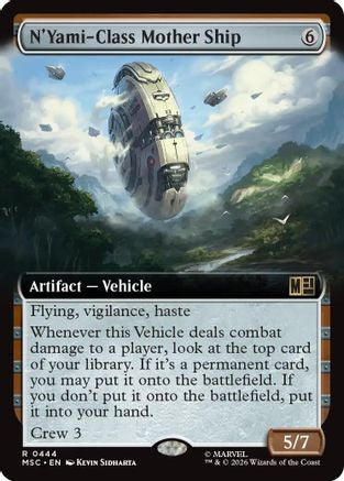 N'Yami-Class Mother Ship (Extended Art) (444) - Commander: Marvel Super Heroes