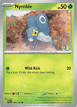 Nymble (20) - Paldea Evolved