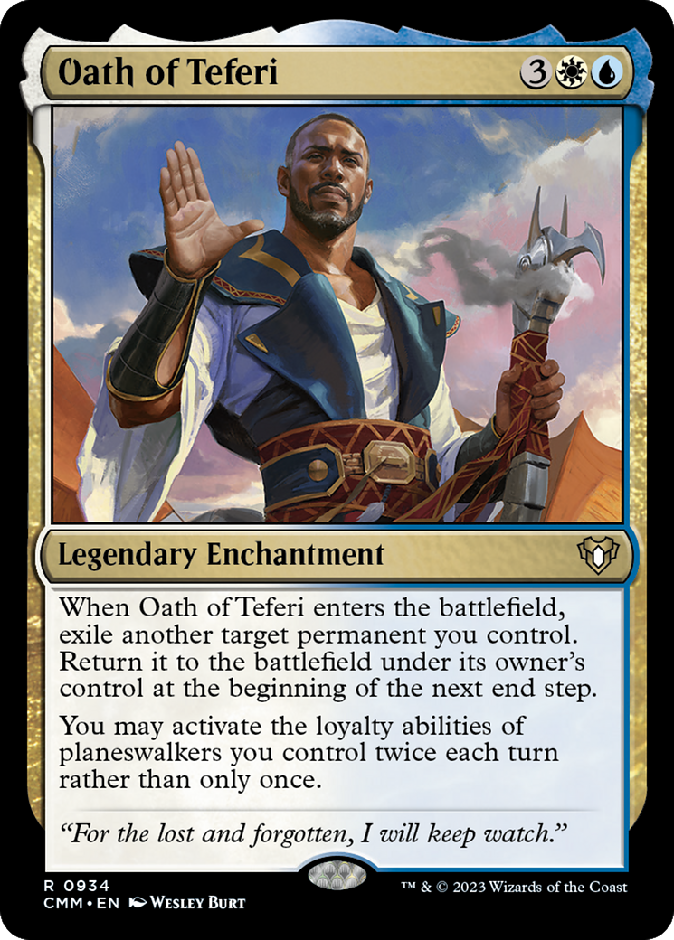Oath of Teferi (934) - Commander Masters