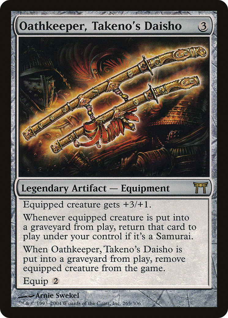 Oathkeeper, Takeno's Daisho (265) - Champions of Kamigawa