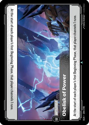 Obelisk of Power (284) - Origins