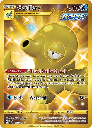 Octillery (Gold) (178) Holofoil - Battle Styles