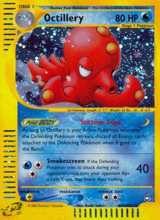 Octillery (H20) Holofoil - Aquapolis