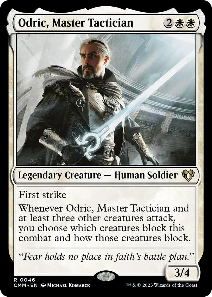 Odric, Master Tactician (046) - Commander Masters