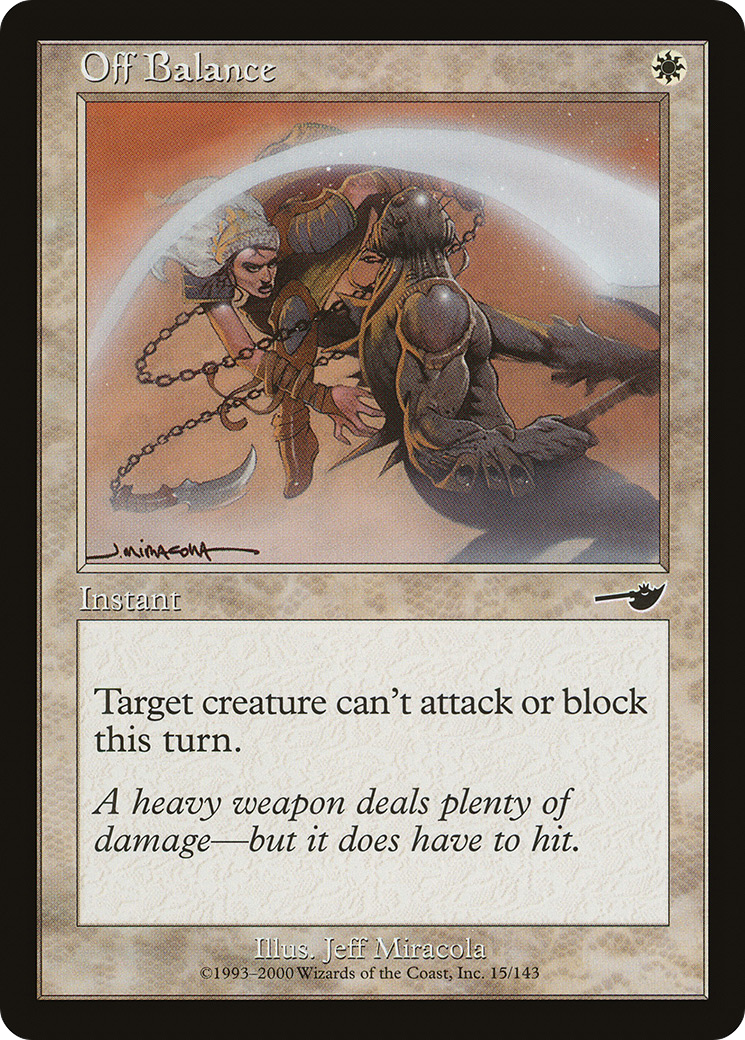 Off Balance (015) Foil - Nemesis