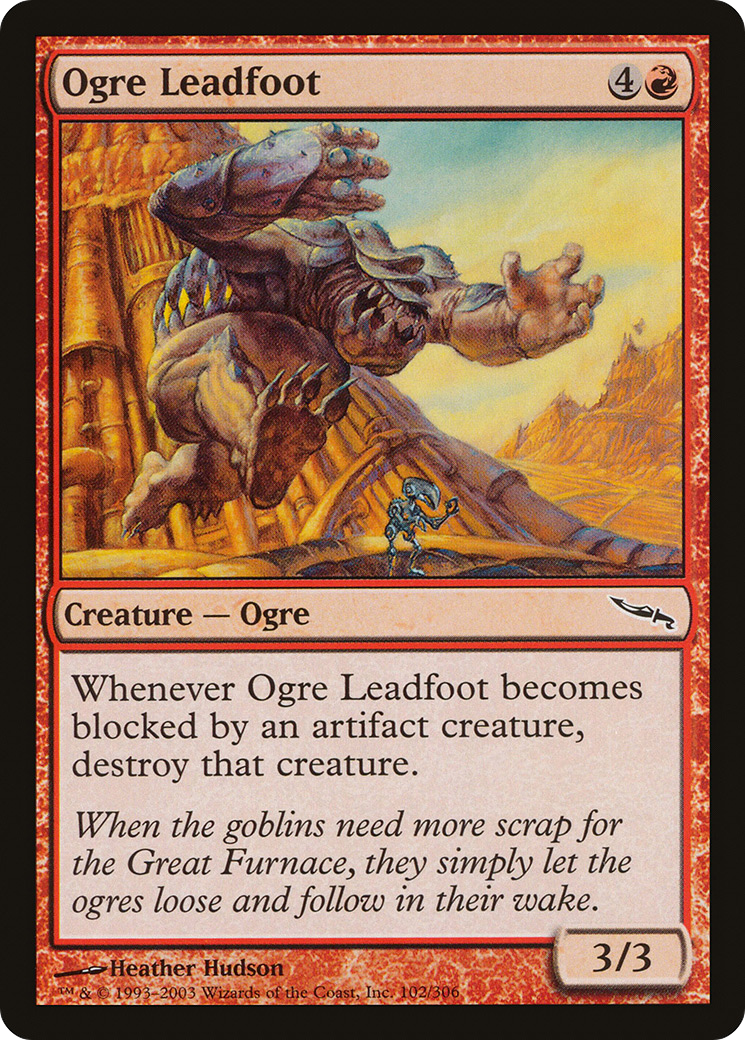 Ogre Leadfoot (102) - Mirrodin