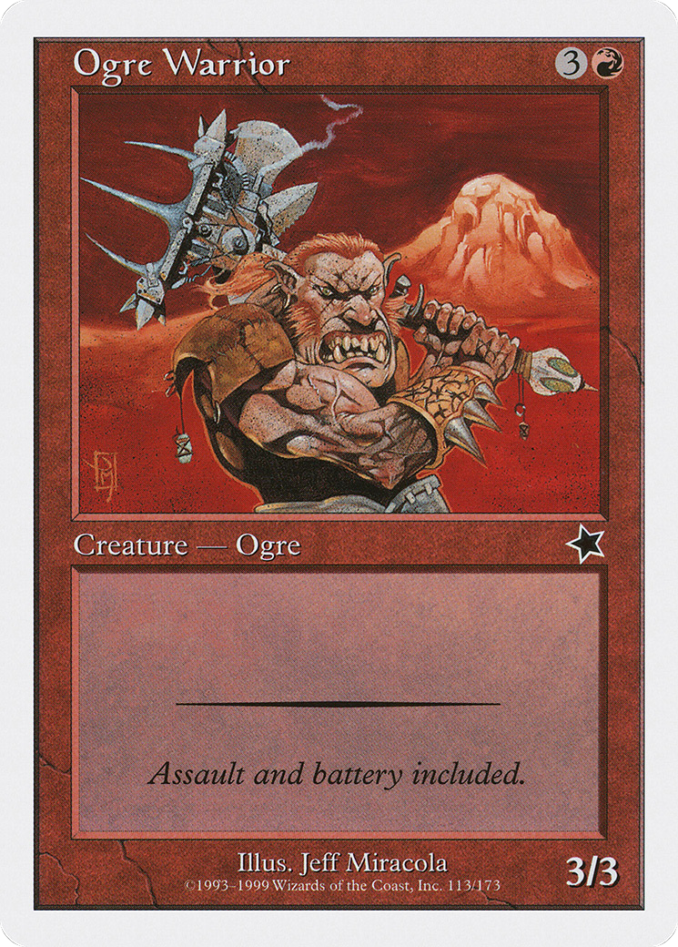 Ogre Warrior (113) - Starter 1999