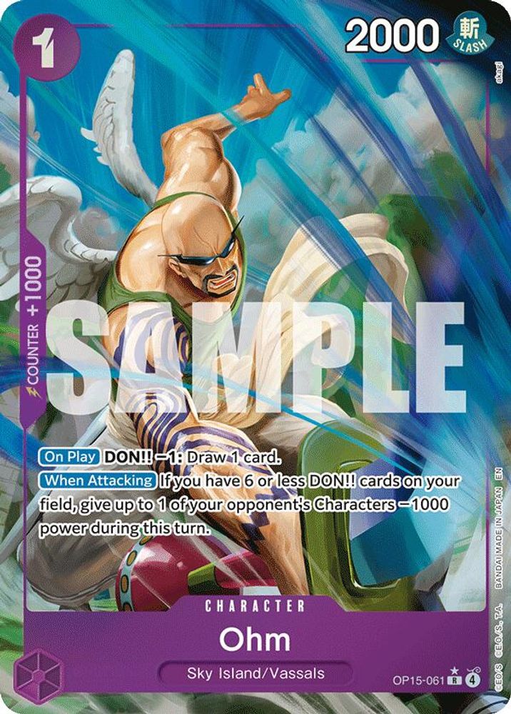 Ohm (Alternate Art) (OP15-061) Foil