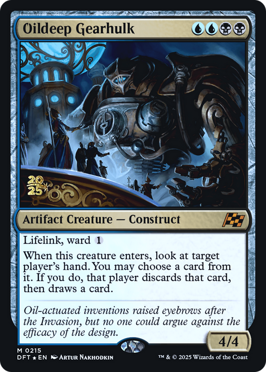Oildeep Gearhulk (Prerelease) (215) Foil - Aetherdrift