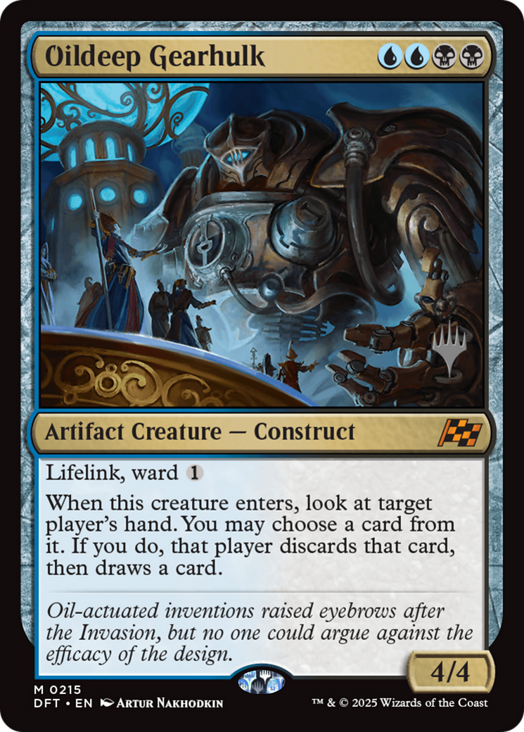 Oildeep Gearhulk (Promo Pack) (215) Foil - Aetherdrift