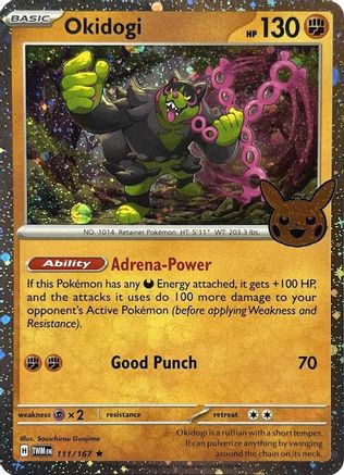 Okidogi (Cosmos Holo) (111) Holofoil - Trick or Trade BOOster Bundle