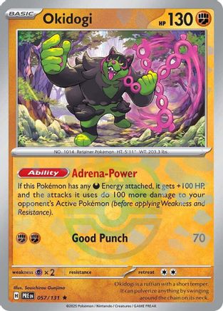 Okidogi (Master Ball Pattern) (57) Reverse Holofoil - Prismatic Evolutions