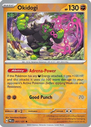 Okidogi (Poke Ball Pattern) (57) Reverse Holofoil - Prismatic Evolutions