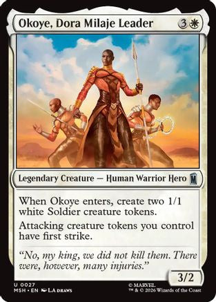 Okoye, Dora Milaje Leader (027) Foil - Marvel Super Heroes