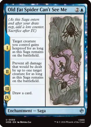 Old Fat Spider Can't See Me (050) Foil - The Hobbit