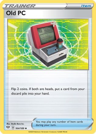 Old PC (164) Reverse Holofoil - Darkness Ablaze
