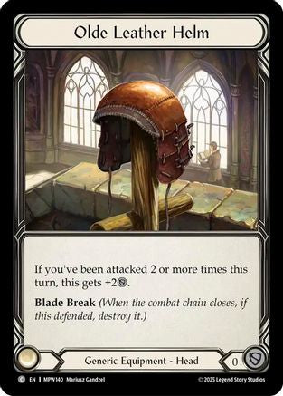 Olde Leather Helm (MPW140) - Mastery Pack Warrior