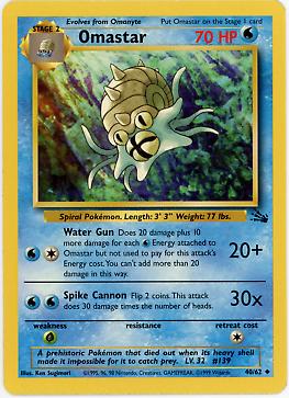 Omastar (40) (Unlimited) - Fossil