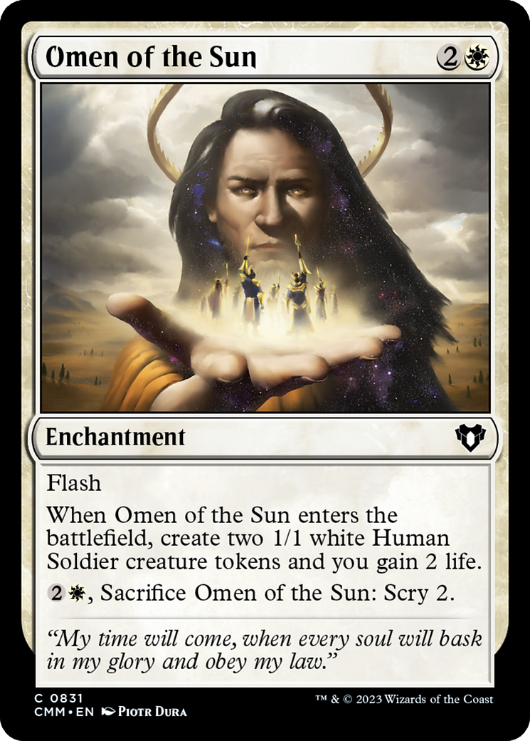 Omen of the Sun (831) - Commander Masters