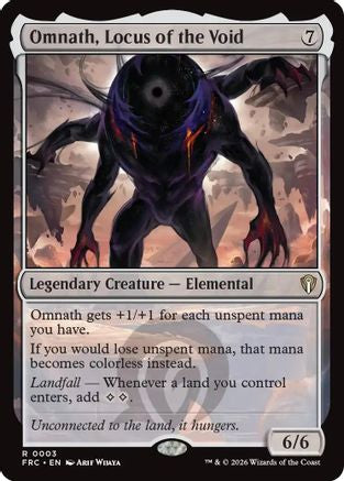 Omnath, Locus of the Void (003) - Commander: Reality Fracture