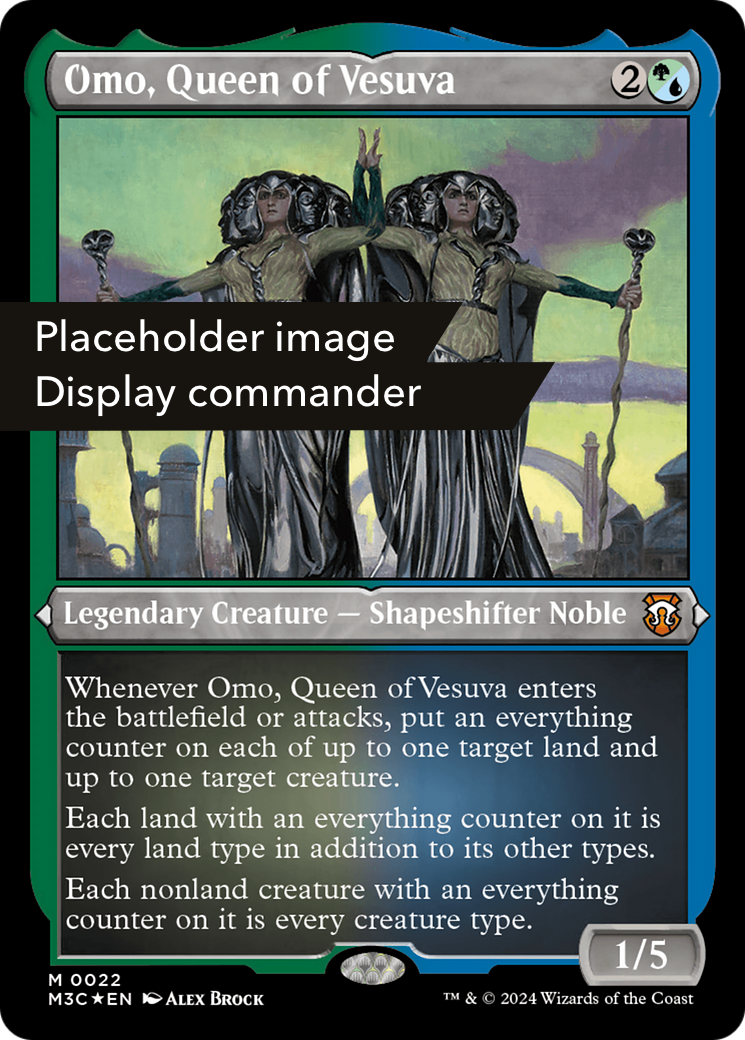 Omo, Queen of Vesuva (Display Commander) (149) Ripple Foil - Commander: Modern Horizons 3