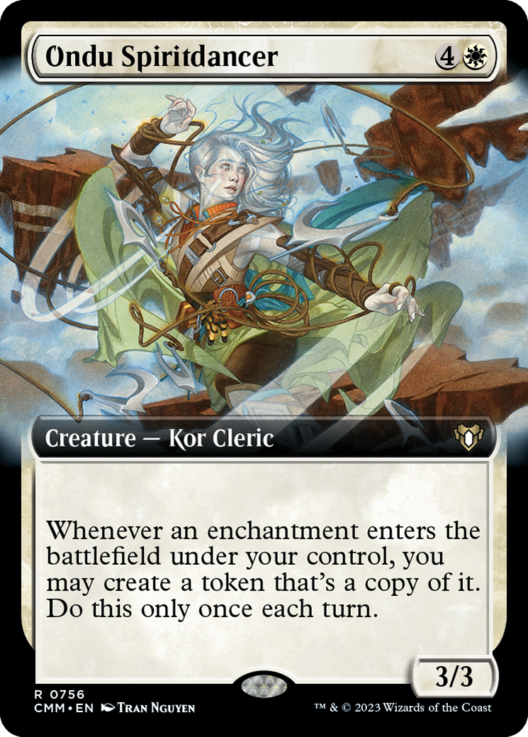 Ondu Spiritdancer (Extended Art) (756) Foil - Commander Masters