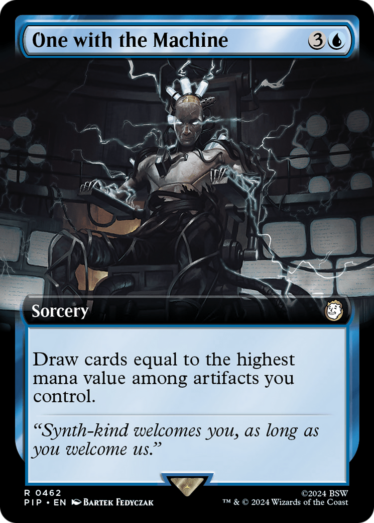 One with the Machine (Extended Art) (462) Foil - Fallout
