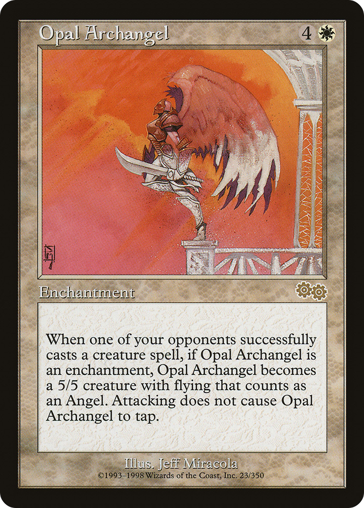 Opal Archangel (023) - Urza's Saga