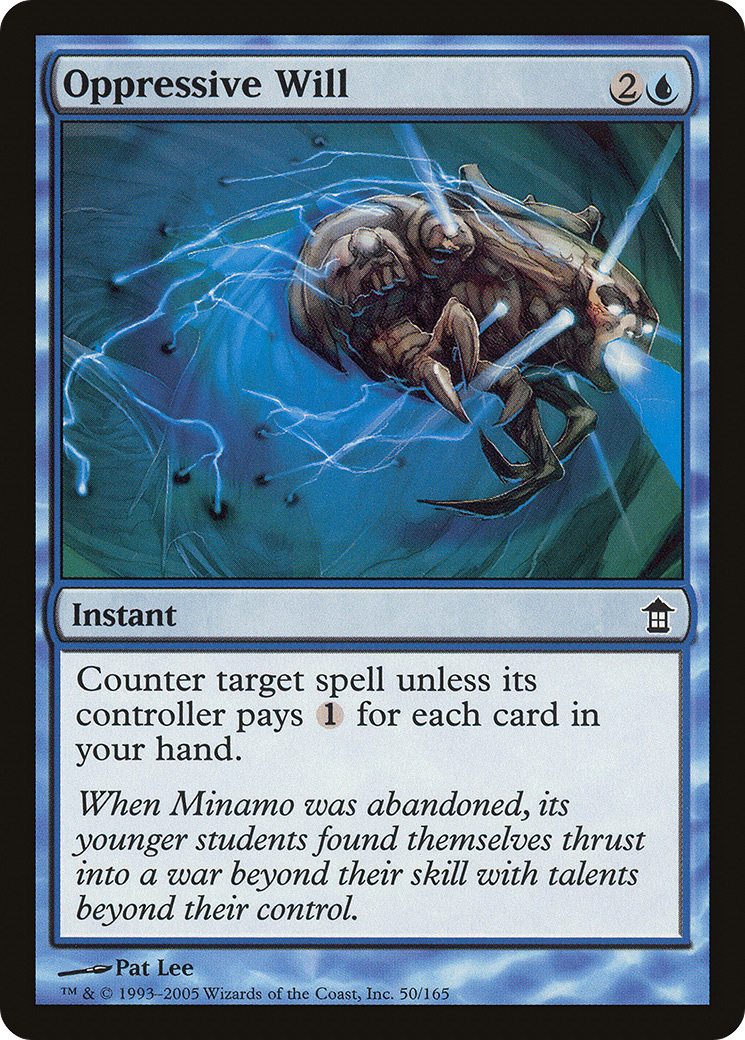 Oppressive Will (050) Foil - Saviors of Kamigawa