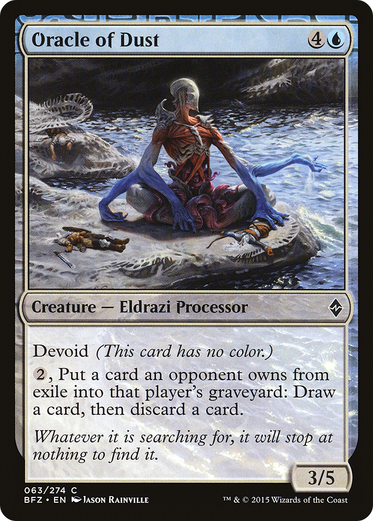 Oracle of Dust (063) Foil - Battle for Zendikar
