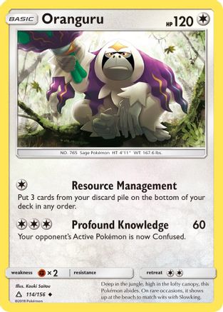 Oranguru (114) Reverse Holofoil - Ultra Prism