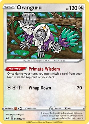 Oranguru (148) Reverse Holofoil - Sword & Shield