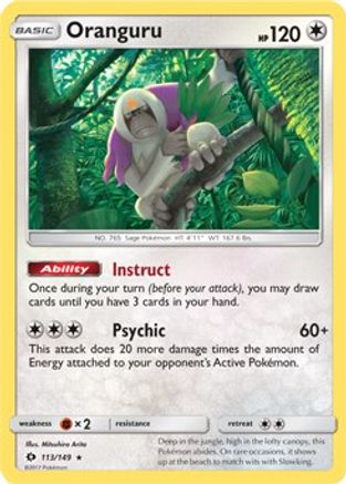 Oranguru (Deck Exclusives) (113) - Sun & Moon