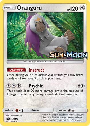 Oranguru (Prerelease) (SM13) Holofoil - Black Star Promos