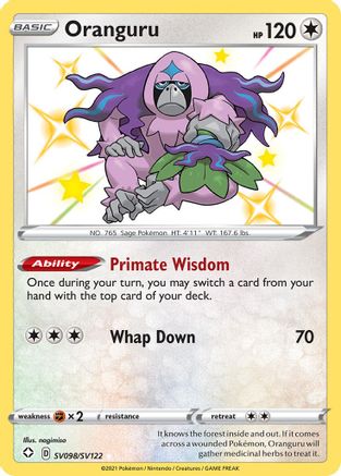 Oranguru (SV098) (Shiny Vault) Holofoil - Shining Fates