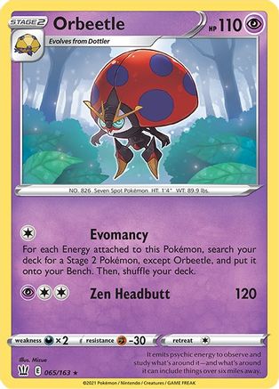 Orbeetle (65) Reverse Holofoil - Battle Styles
