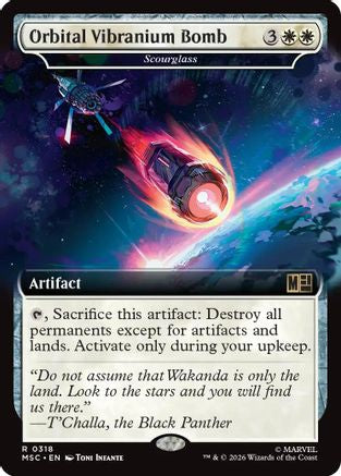 Orbital Vibranium Bomb – Scourglass (Extended Art) (318) - Commander: Marvel Super Heroes