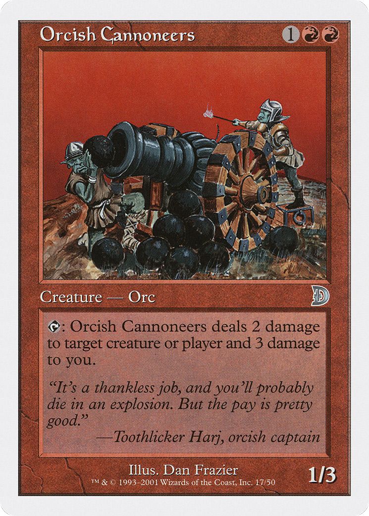 Orcish Cannoneers (017) - Deckmasters