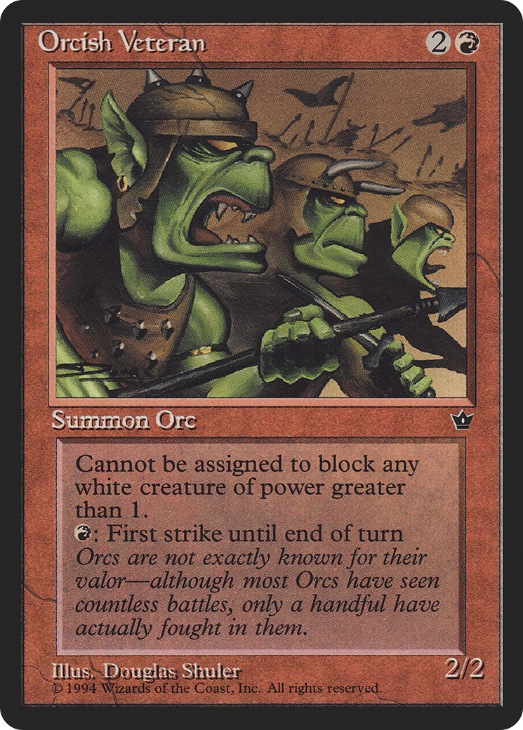 Orcish Veteran (a) - Fallen Empires