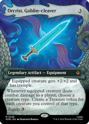 Orcrist, Goblin-cleaver (Showcase) (236) Foil - The Hobbit