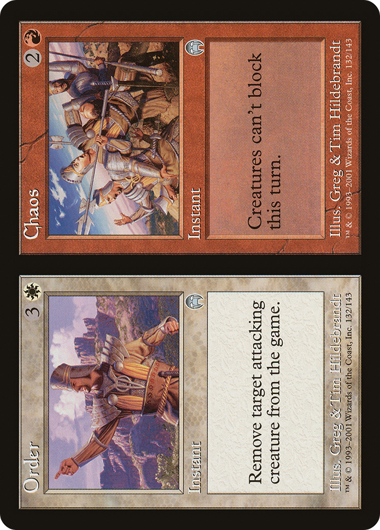 Order // Chaos (132) Foil - Apocalypse