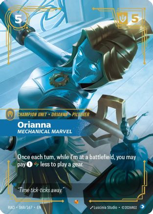 Orianna, Mechanical Marvel (068) Foil - Radiance