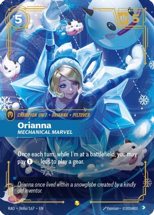 Orianna, Mechanical Marvel (Alternate Art) (068a) Foil - Radiance