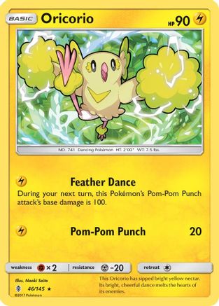 Oricorio (46) Reverse Holofoil - Guardians Rising