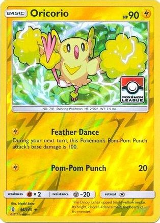 Oricorio (Pokemon League) (46) Reverse Holofoil - Guardians Rising