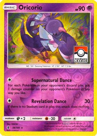 Oricorio (Pokemon League) (56) Reverse Holofoil - Guardians Rising