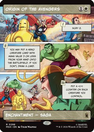 Origin of the Avengers (Showcase) (298) - Marvel Super Heroes
