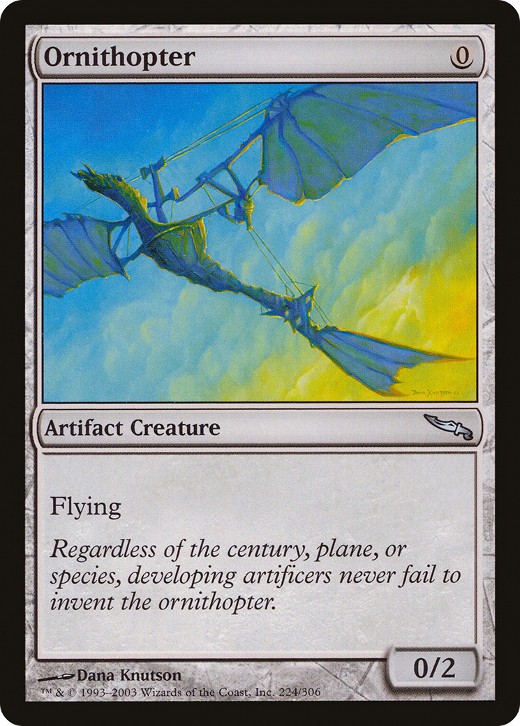Ornithopter (224) Foil - Mirrodin